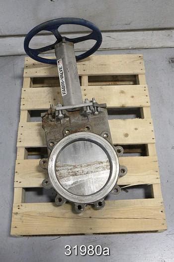 Used Fabri 10 Hand Operated Knife Gate Valve 31980 For Sale At Can Am