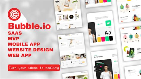 Develop Bubble Website App Mvp Crm Saas Elearning Website On
