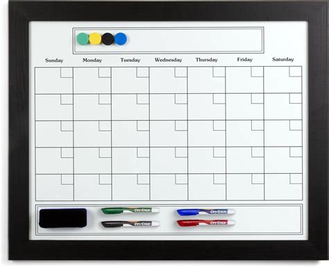 Amazon Excello Global Products Magnetic Dry Erase Calendar