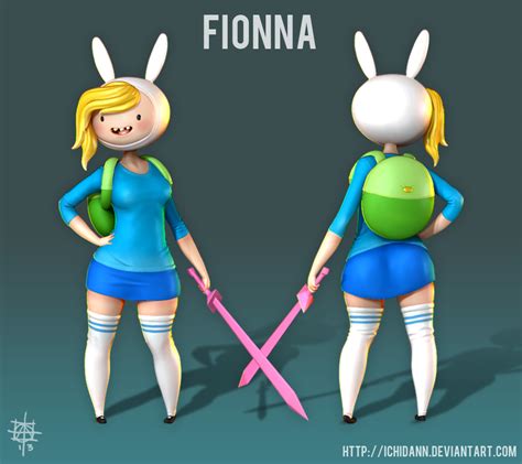 Fionna Adventure Time Wip 4 Quick Polypaint By Ichidann On Deviantart