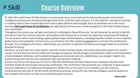 PPT Microsoft Power BI Data Analyst Professional Certificate