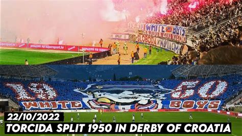 Torcida Split In Derby Of Croatia Hajduk Split Vs Dinamo Zagreb