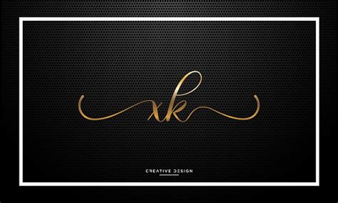 Alphabet Letters Icon Logo Xk Or Kx Monogram Stock Illustration Download Image Now Abstract