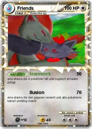 Pokémon Friends 41 41 Teamwork My Pokemon Card