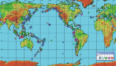 Visualization Of The Global Historical Tsunami Catalog A Total Of 1965