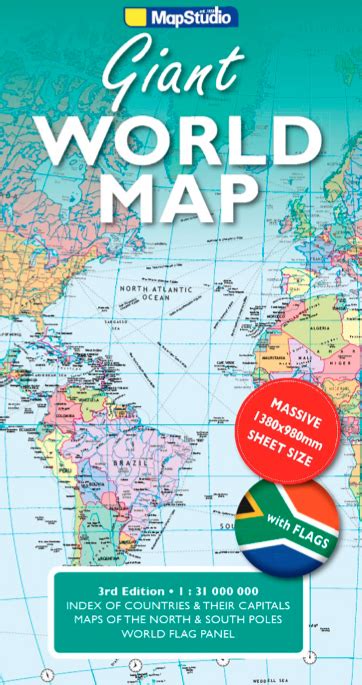 giant world road map   folded map   world mapstudio