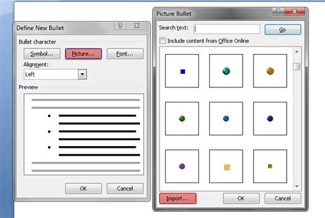How To Create A Custom Bullet In Microsoft Word