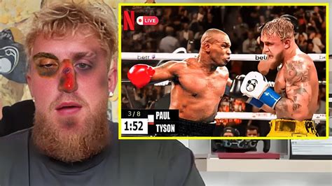 Jake Paul First Words After Mike Tyson Loss Full Fight Recap Youtube