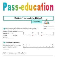 Rep Rer Un Nombre D Cimal Exercices R Visions Eme Primaire Pdf