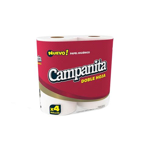 Campanita Papel Higienico X4 Doble Hoja Tienda Online Anika Farmacia