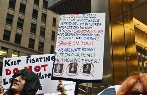 The best signs we saw at this weekend's anti-Trump protest in Toronto