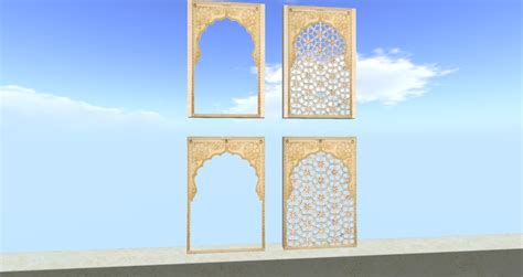 Second Life Marketplace Mughal Windows Textures