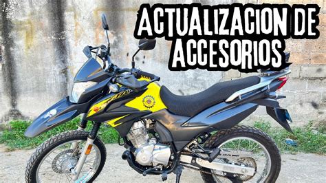 ACTUALIZACIÓN de accesorios de la SUZUKI DR 150 o Haojue Nk 150 YouTube