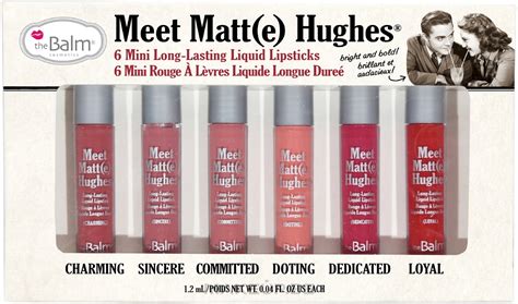 Kit Mini Rouge L Vres X Ml Thebalm Meet Matt E Hughes Mini