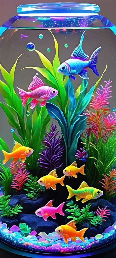 Pin By Kathy Tatom On Fish In Flower Iphone Wallpaper Live Fish