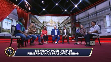 Membaca Posisi Pdip Di Pemerintahan Prabowo Gibran Youtube