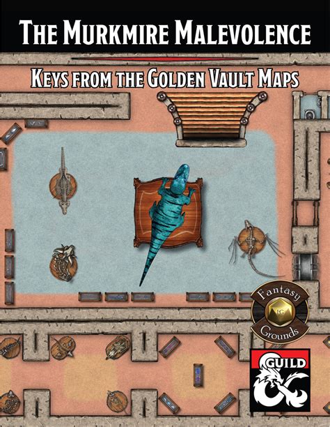 Keys From The Golden Vault Map Pack 01 The Murkmire Malevolence Dm Supplement Dungeon Masters