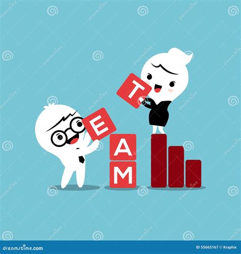 Team Building Activities Business Concept Cartoon Stock Vector