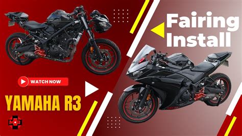 How To Install Yamaha R3 Fairings Fairing Installation Youtube