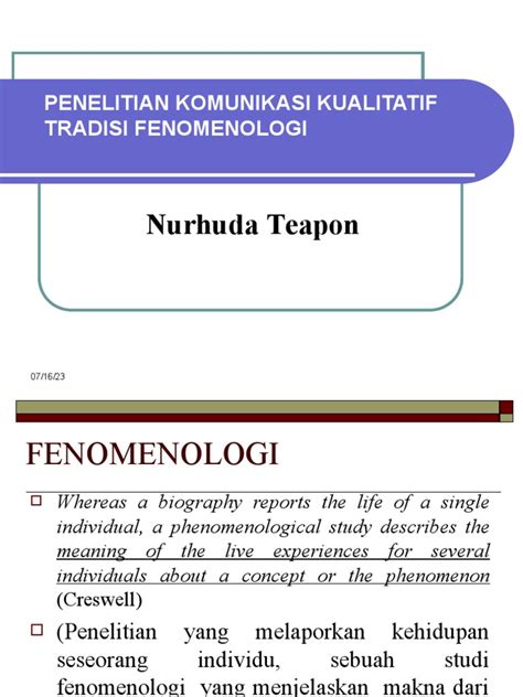 Metode Penelitian Fenomenologippt Pdf