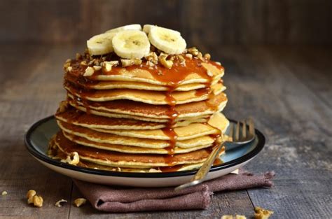 Pancakes Banane Caramel Cyril Lignac Recette Et Astuces