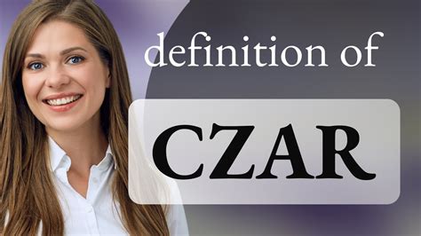 Czar • what is CZAR meaning - YouTube