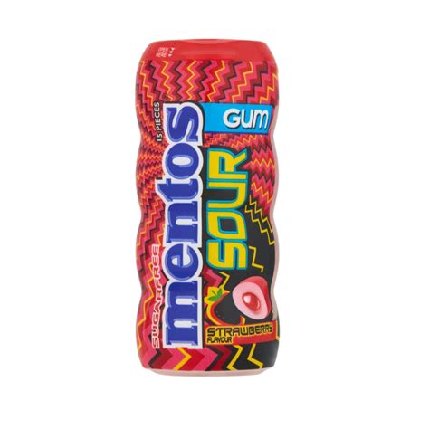 Buy Mentos Sour Bubble Gum Strawberry X G The Kandy King