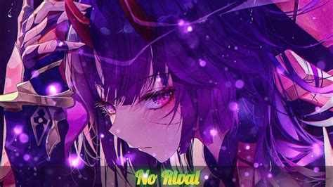 Nightcore No Rival Lyrics Neon Version Youtube