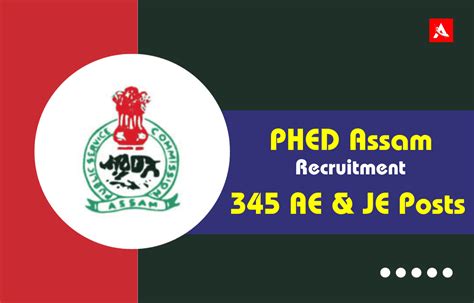 Phed Recruitment 2023 For 345 Je And Ae Posts India Fastjobalert