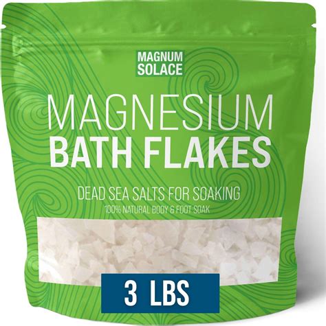 Amazon Life Flo Pure Magnesium Bath Flakes Epsom Salt Bath Soak