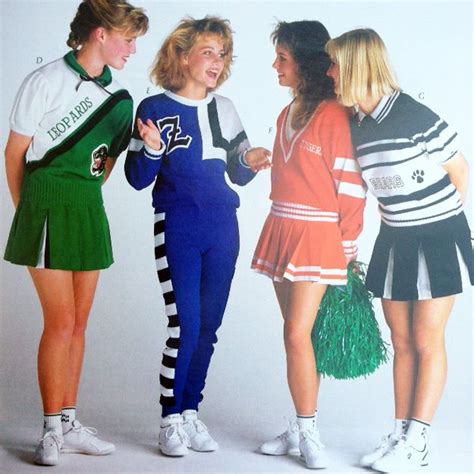 1980s Dehen Cheerleaders Cheer Outfits Cute Date Outfits 60s