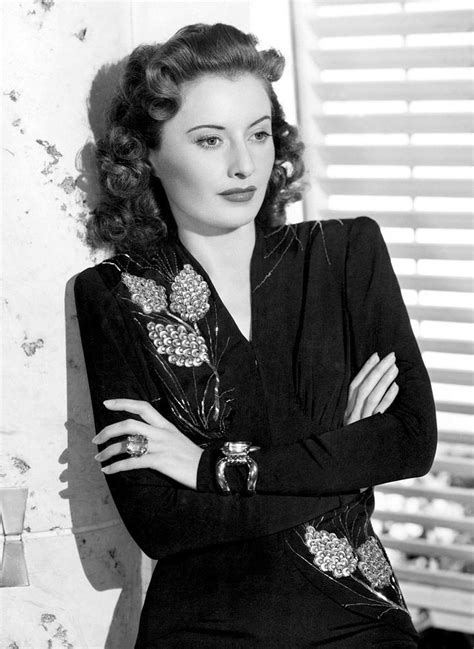 Barbara Stanwyck 1941 Wearing A Dress By Edith Head 1940s Fashion