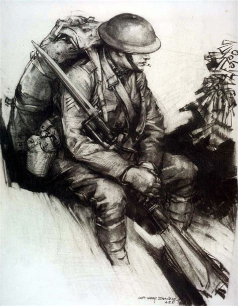 Ww1 Soldier Drawing At Getdrawings Free Download