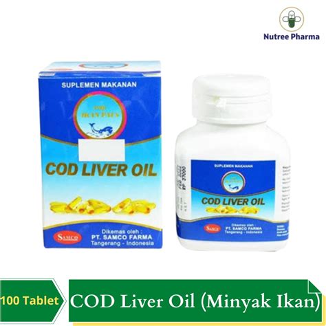 Jual Samco Cod Liver Oil Minyak Ikan Kaps Shopee Indonesia