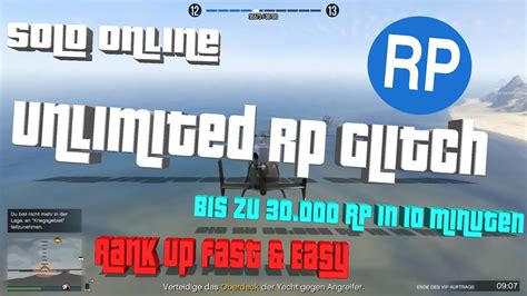 Gta Online Solo Rp Glitch Rank Up Fast Easy Bis Zu