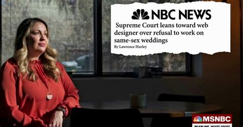 Scotus Appears To Back Web Designer Opposed To Same Sex Marriage