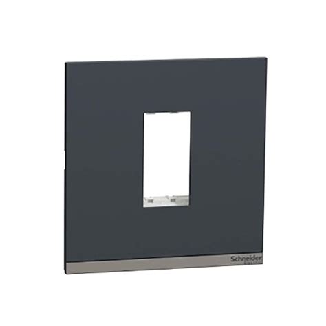 Schneider Electric Unica Pure 1M Plastic Surround Gridplate GY Pack