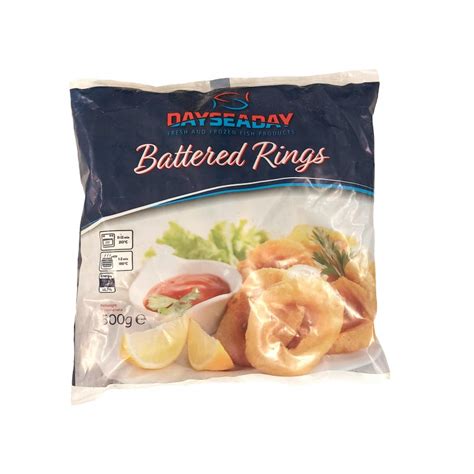 Squid Rings Breaded 500g FROZEN