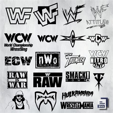 Wwe Svg Wrestling Svg Wwf Wrestling Logo Wwe Wrestling Logo