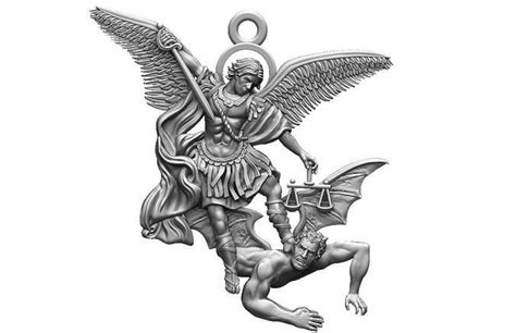 St Michael Archangel D Model D Printable Cgtrader