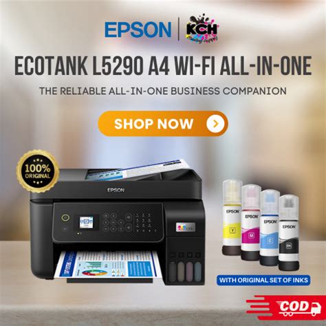 Epson L5290 All In One Ink Tank Printer Print Scan Photocopy Up To