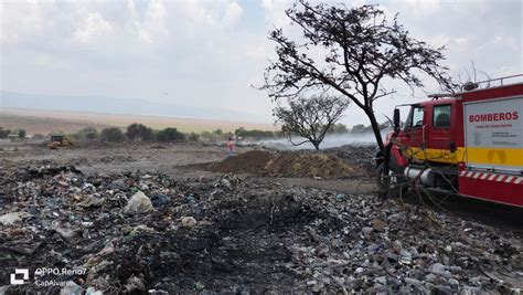 Controlado El Incendio En Basurero Municipal De Cuitzeo Reporta Proam