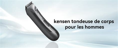 kensen Tondeuse Corps Homme Tondeuse Parties Intimes Étanche IPX7 120