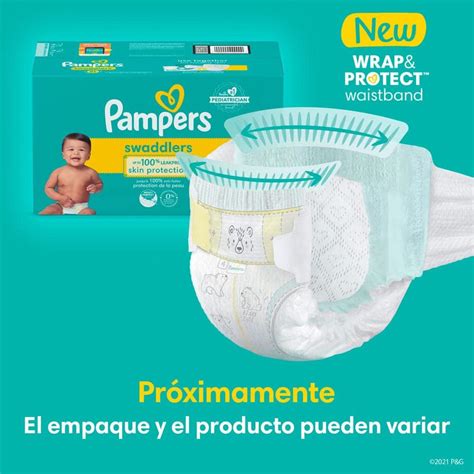 Pampers Baby Pa Ales Reci N Nacido Libras Swaddlers Paquete Gigante