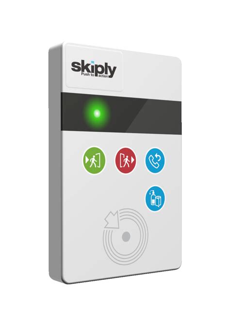 Connected wireless RFID time clock / clocking terminal - Clock ST - Skiply