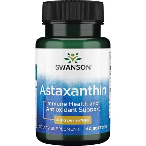 Swanson Astaxanthin Mg Softgel Capsules