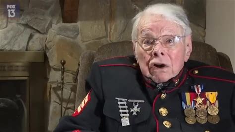 100 Year Old Marine Breaks Down