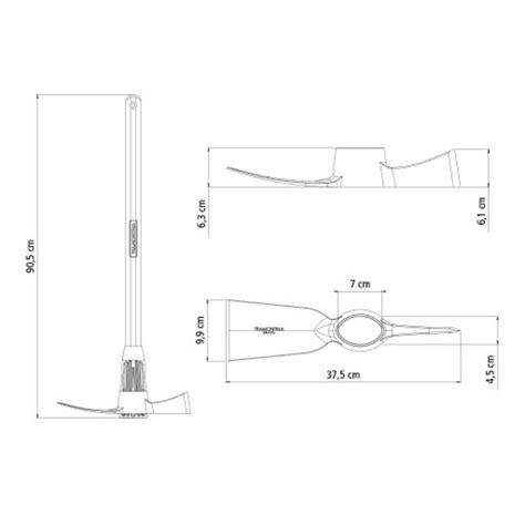Cutter Mattock 90cm Handle Red Tramontina