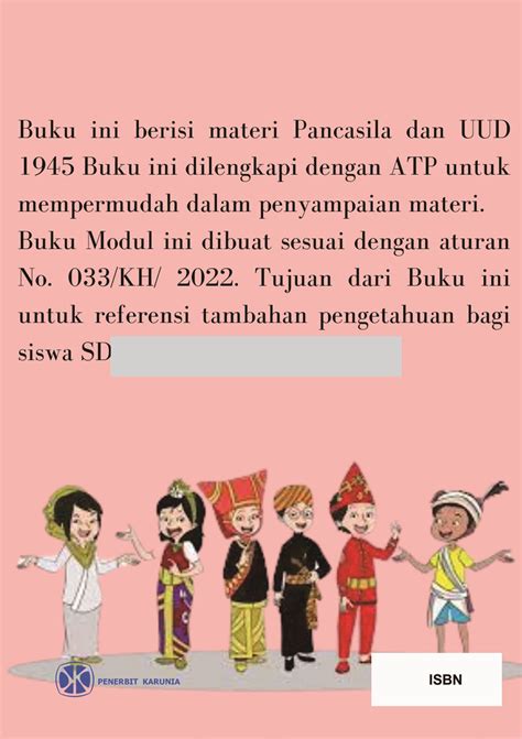 Pendidikan Pancasila Kelas Semester Ganjil Penerbit Karunia