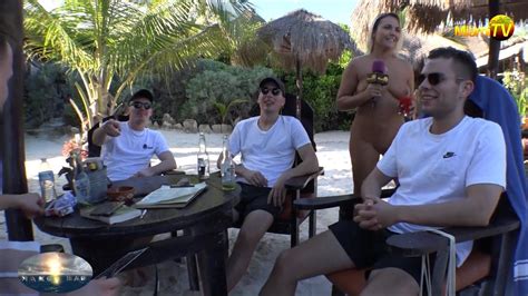 Jenny S Walking Around Butt Naked At A Beach Bar Ytboob